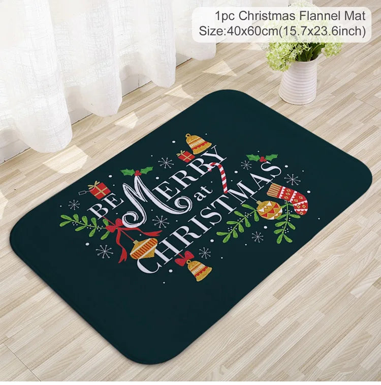 Door mat for Christmas decoration
