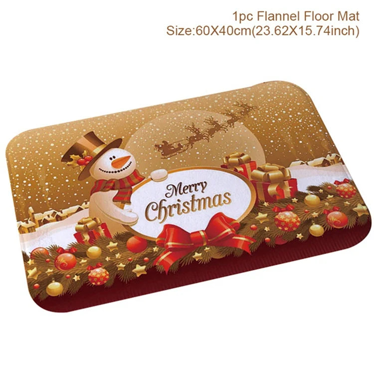 Door mat for Christmas decoration