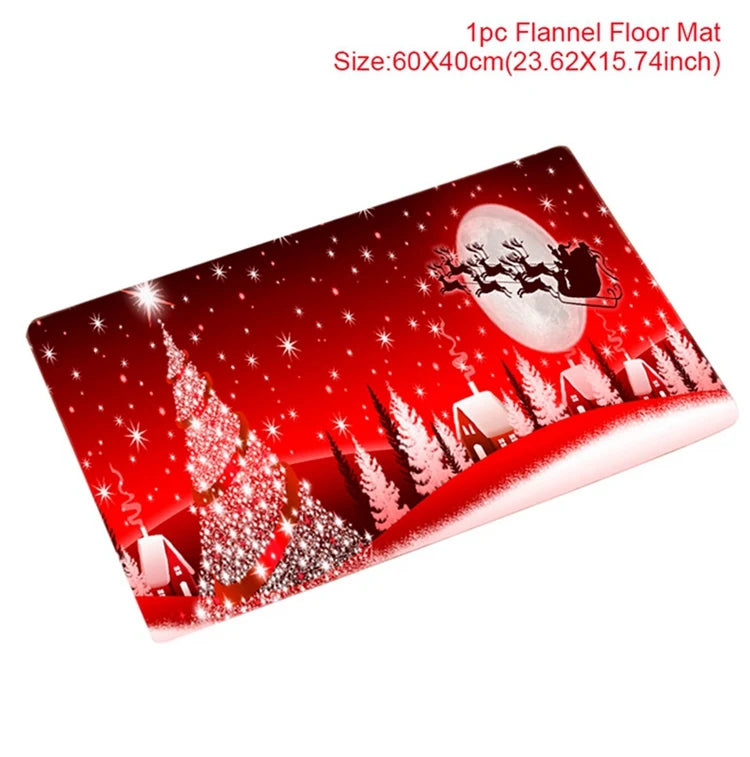 Door mat for Christmas decoration