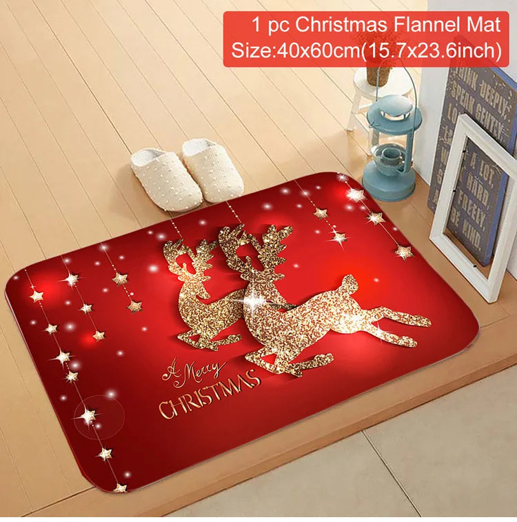 Door mat for Christmas decoration