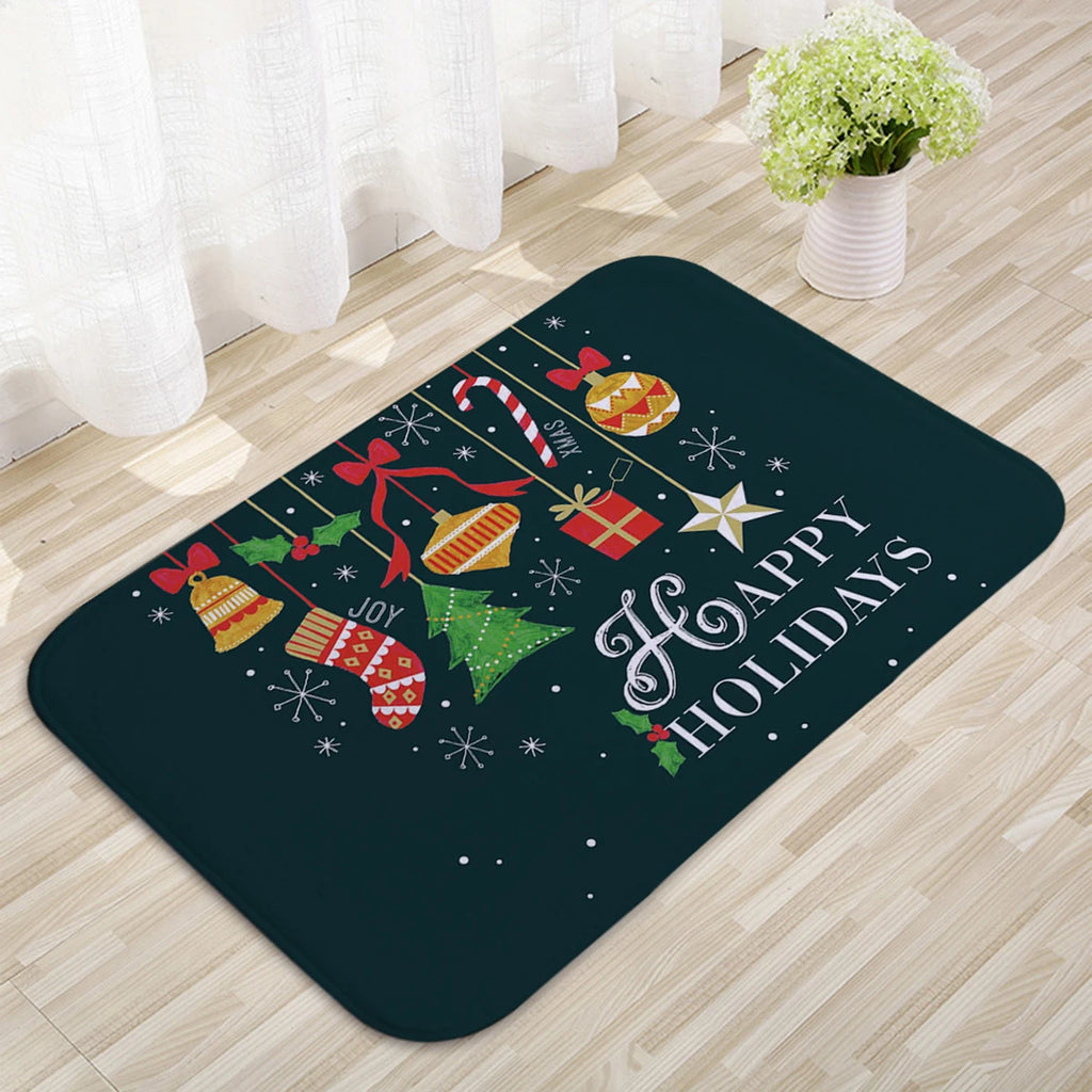Door mat for Christmas decoration