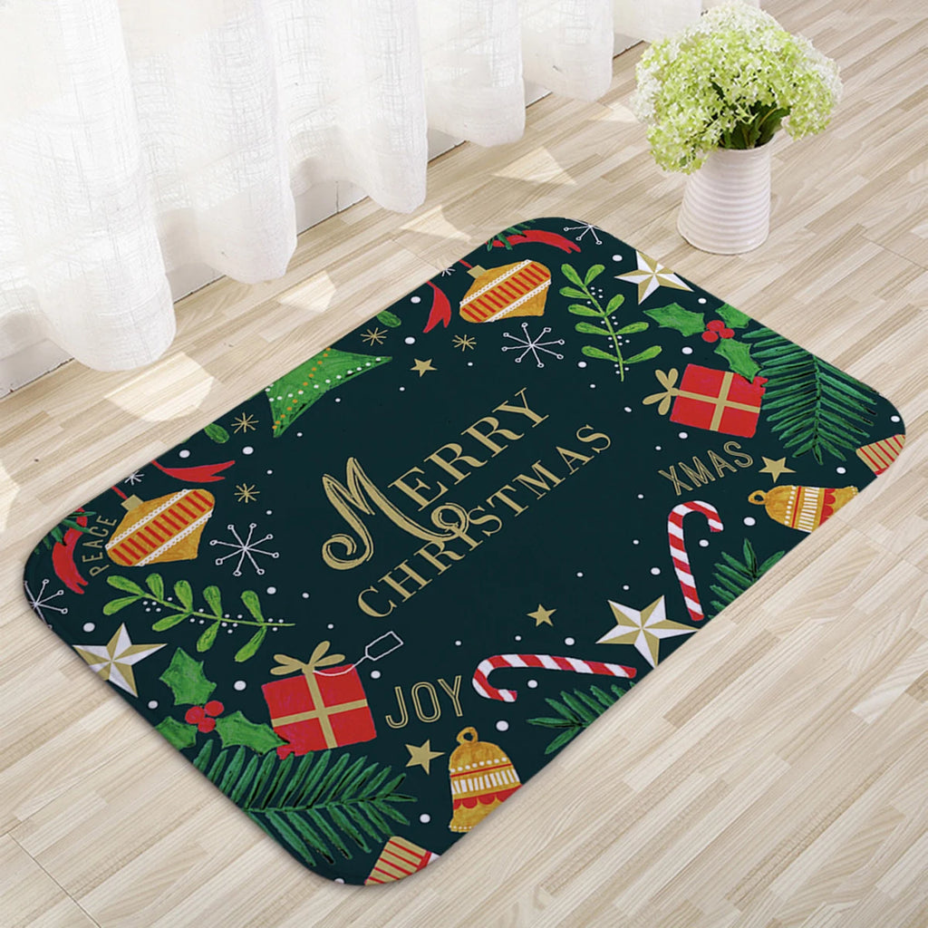 Door mat for Christmas decoration