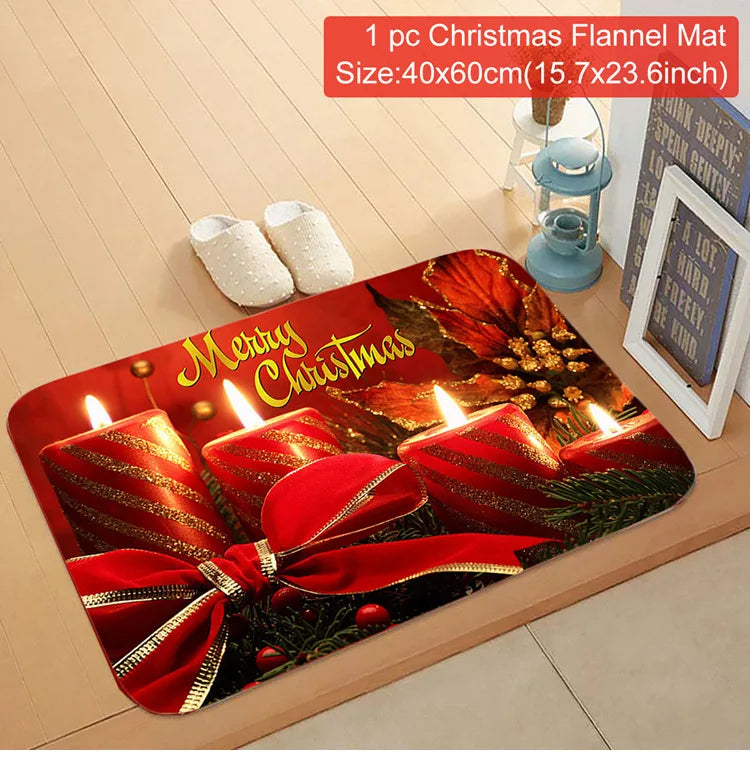 Door mat for Christmas decoration