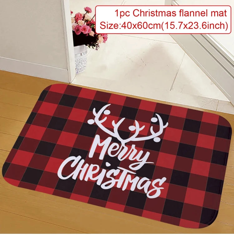 Door mat for Christmas decoration