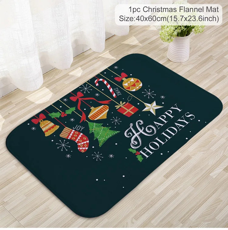 Door mat for Christmas decoration