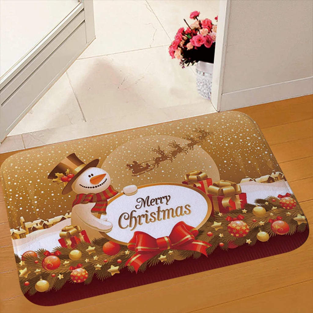Door mat for Christmas decoration