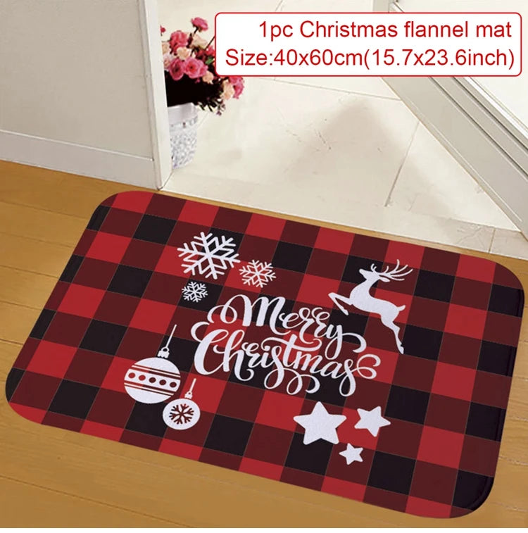 Door mat for Christmas decoration