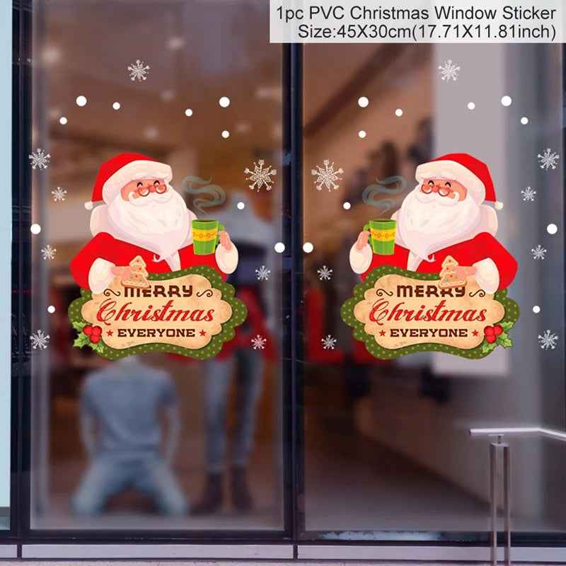 Window stickers for Christmas decoration 2025