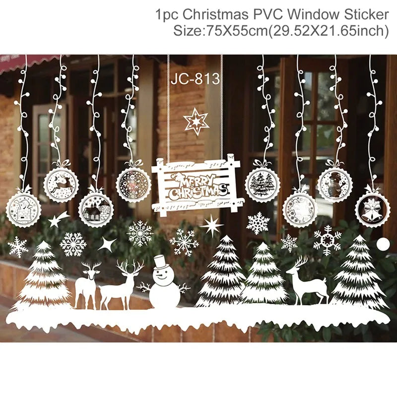 Window stickers for Christmas decoration 2025