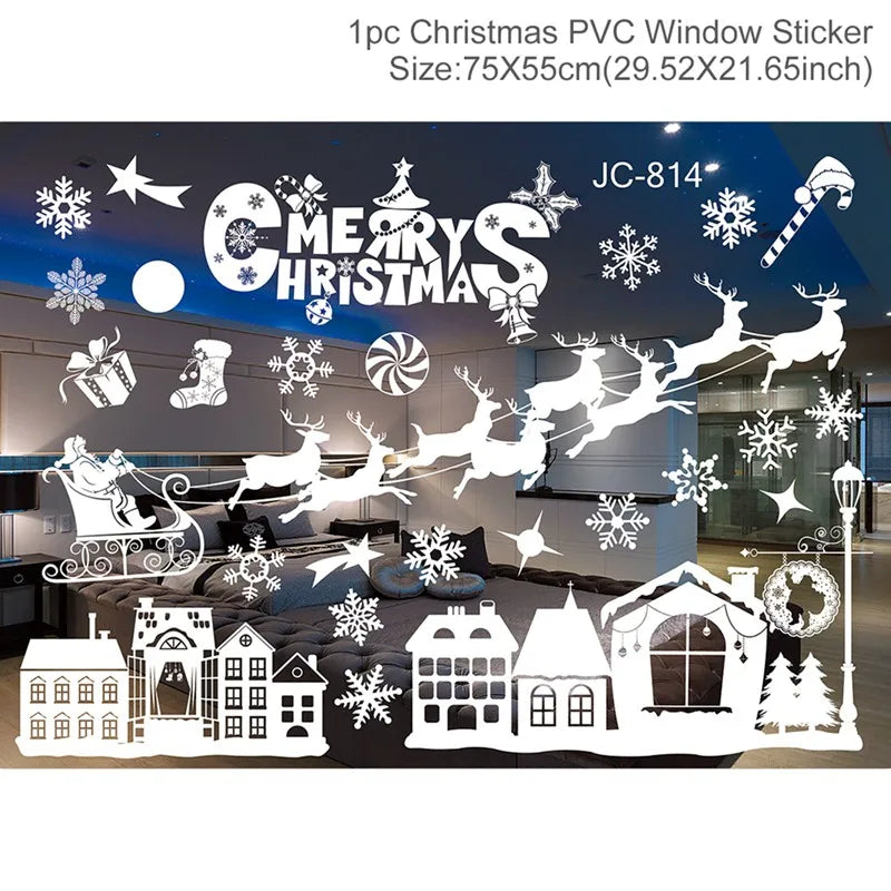 Window stickers for Christmas decoration 2025