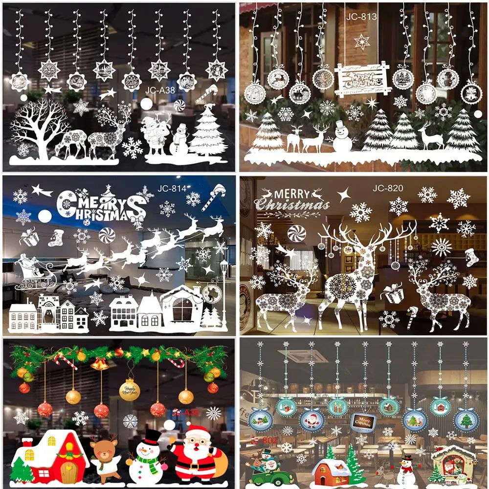 Window stickers for Christmas decoration 2025