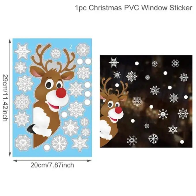 Window stickers for Christmas decoration 2025