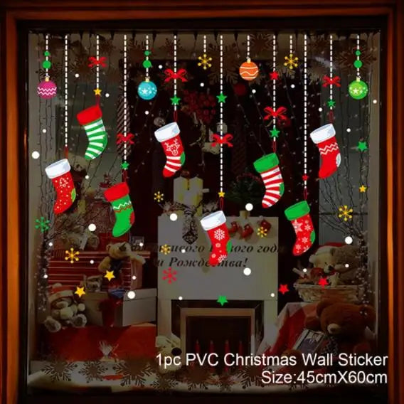 Window stickers for Christmas decoration 2025