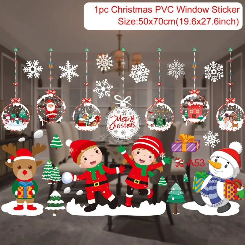 Window stickers for Christmas decoration 2025
