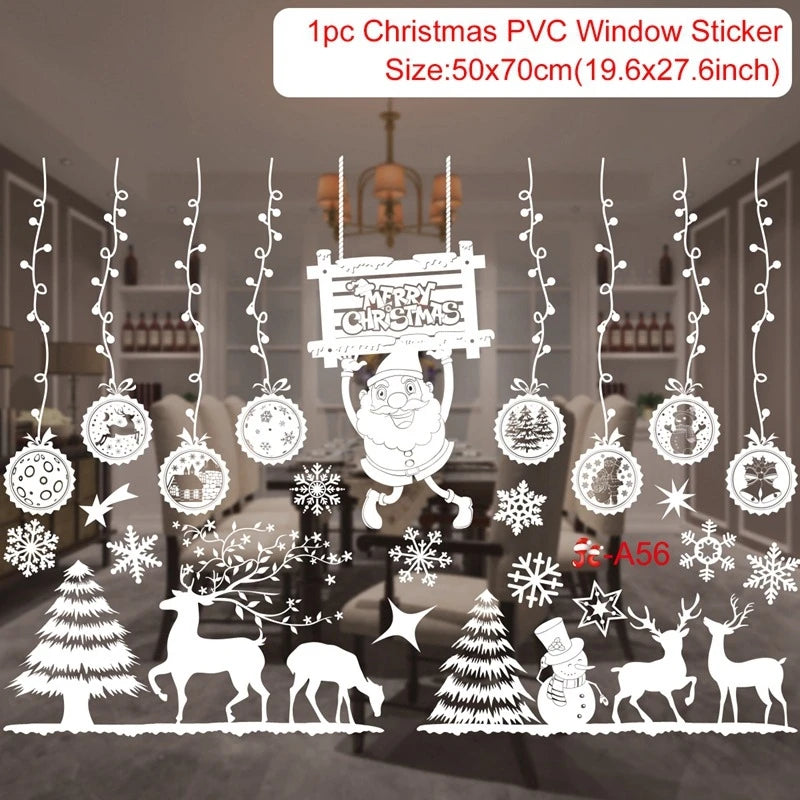 Window stickers for Christmas decoration 2025