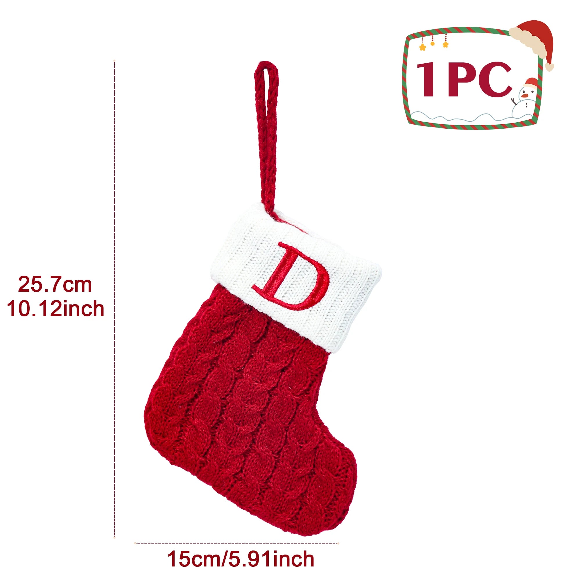 Christmas stockings knitting Christmas decoration 2025
