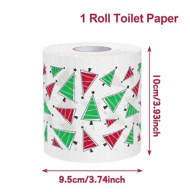 Funny Christmas paper roll