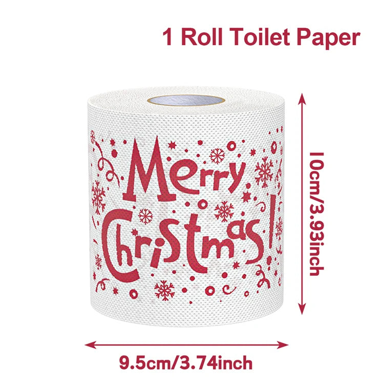 Funny Christmas paper roll