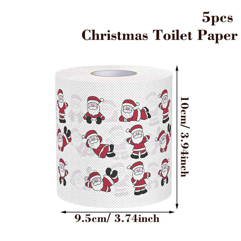 Funny Christmas paper roll