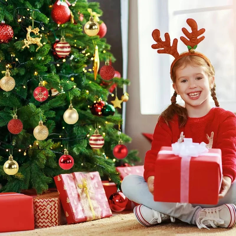 50Pcs Christmas Tree Balls Ornament