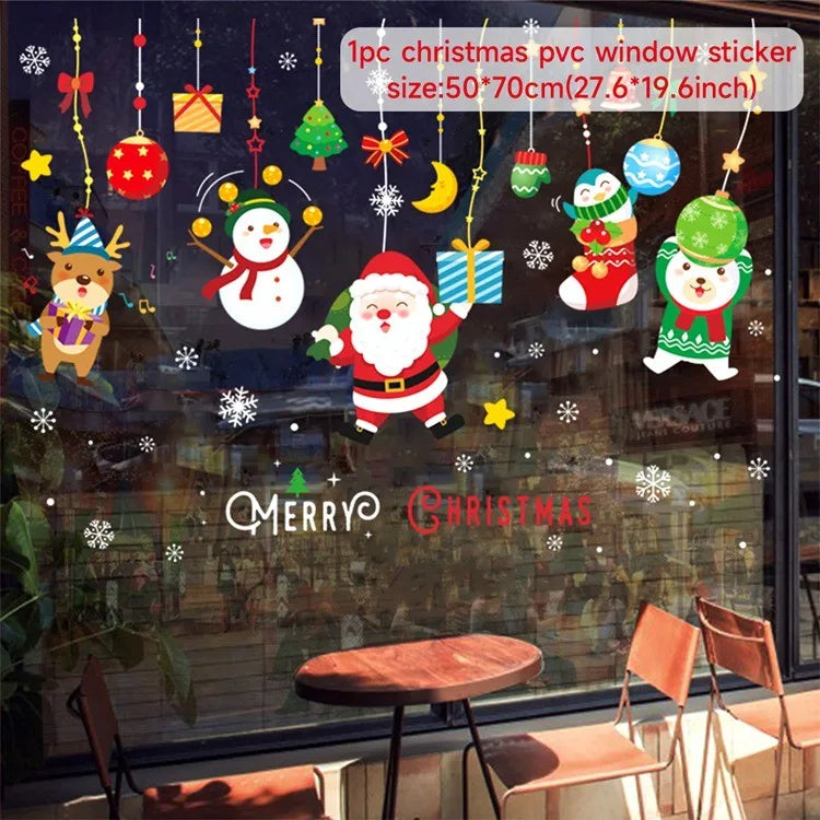 Window stickers for Christmas decoration 2025