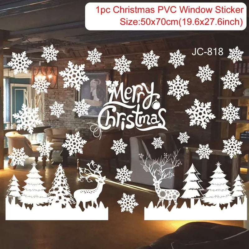 Window stickers for Christmas decoration 2025