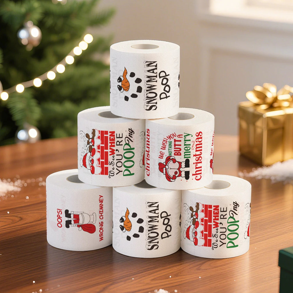 Funny Christmas paper roll