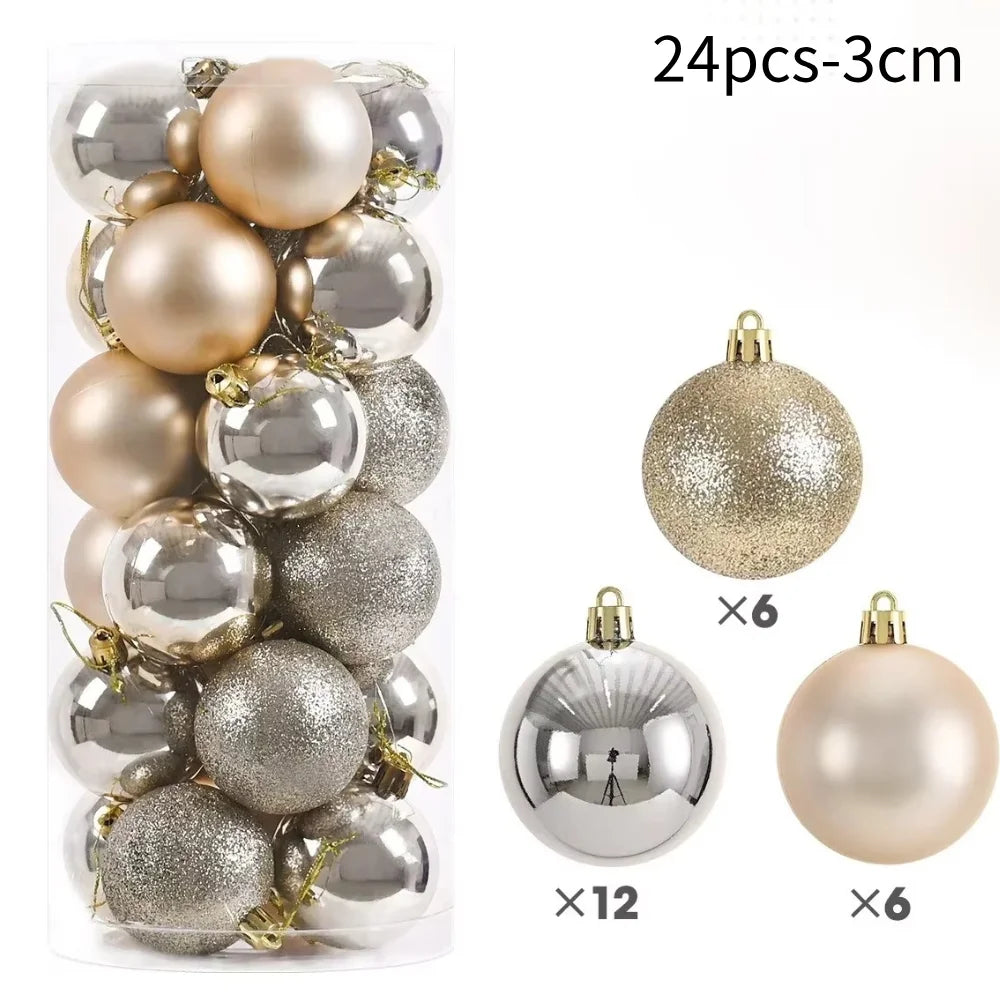 50Pcs Christmas Tree Balls Ornament