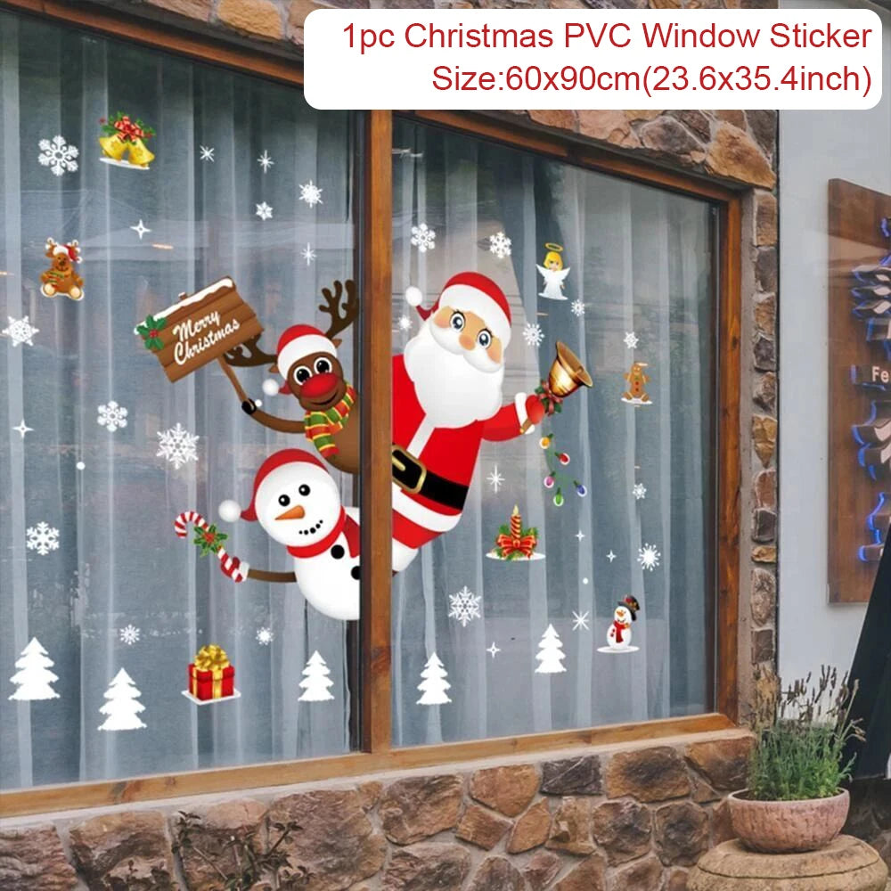 Window stickers for Christmas decoration 2025