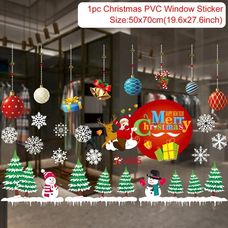 Window stickers for Christmas decoration 2025