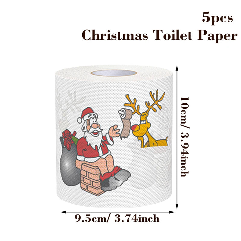 Funny Christmas paper roll