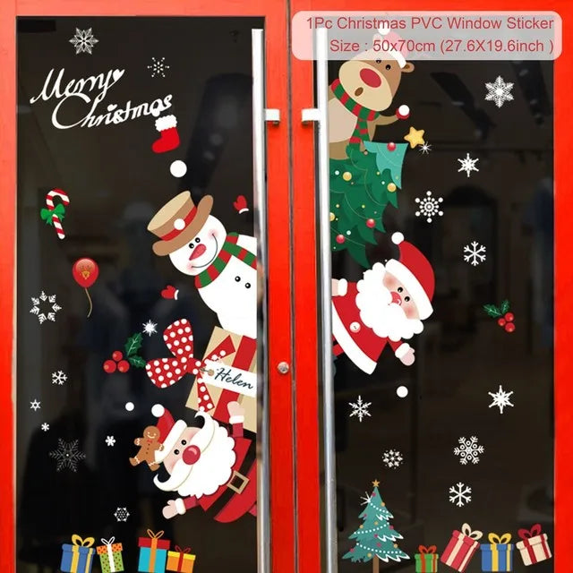 Window stickers for Christmas decoration 2025