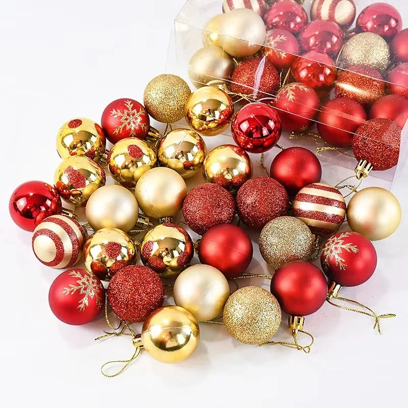 50Pcs Christmas Tree Balls Ornament