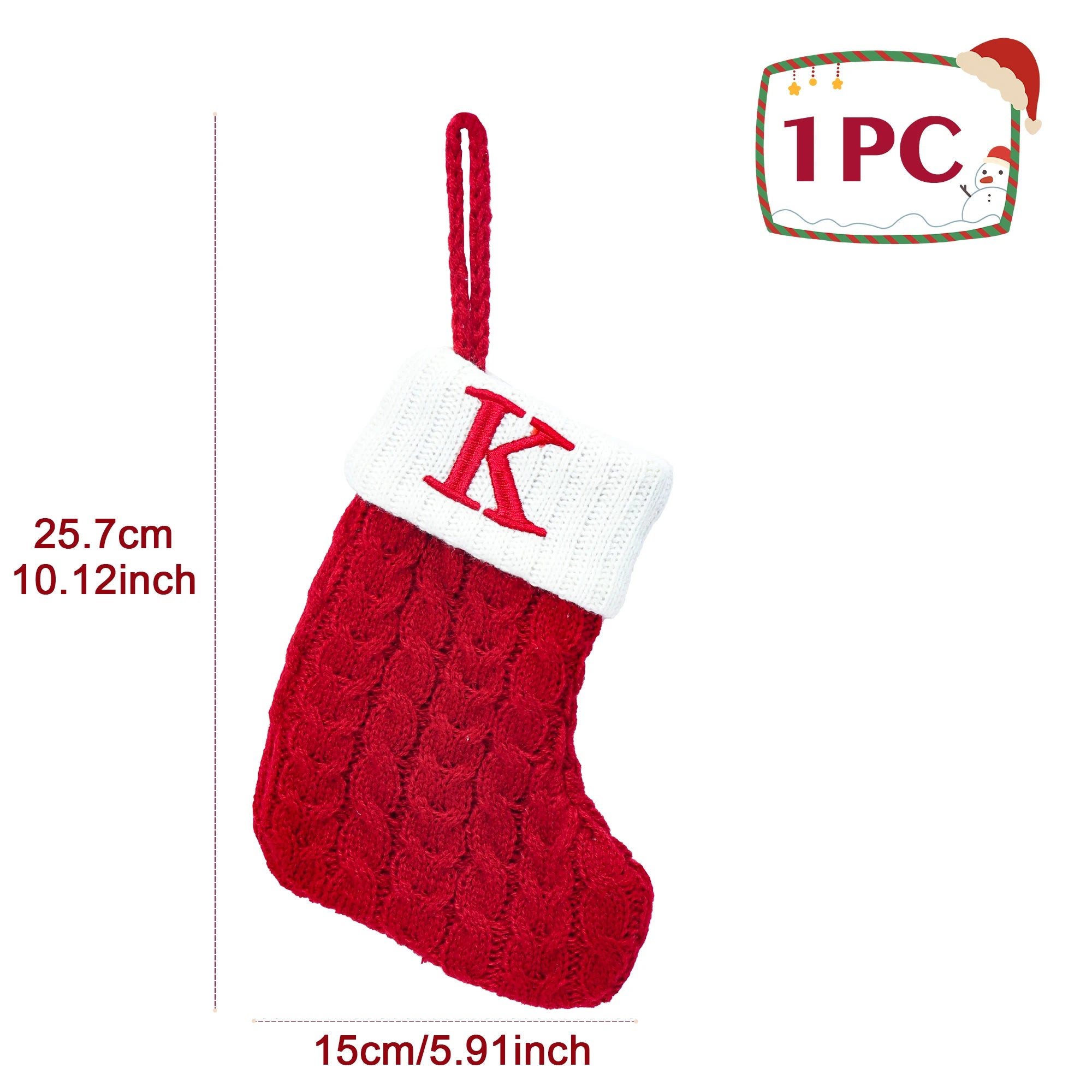 Christmas stockings knitting Christmas decoration 2025