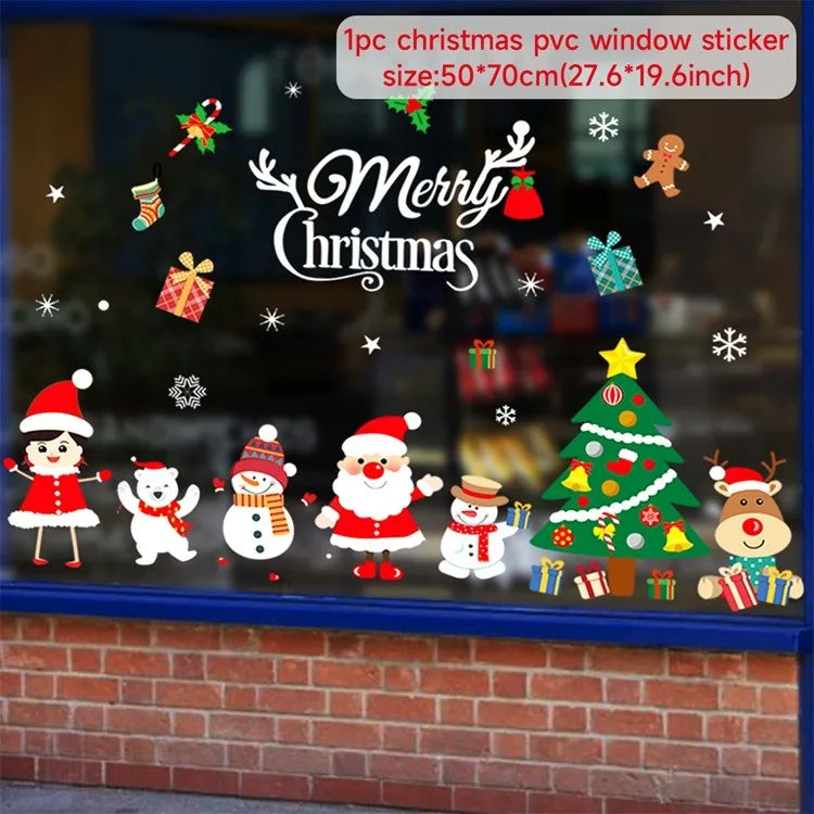 Window stickers for Christmas decoration 2025