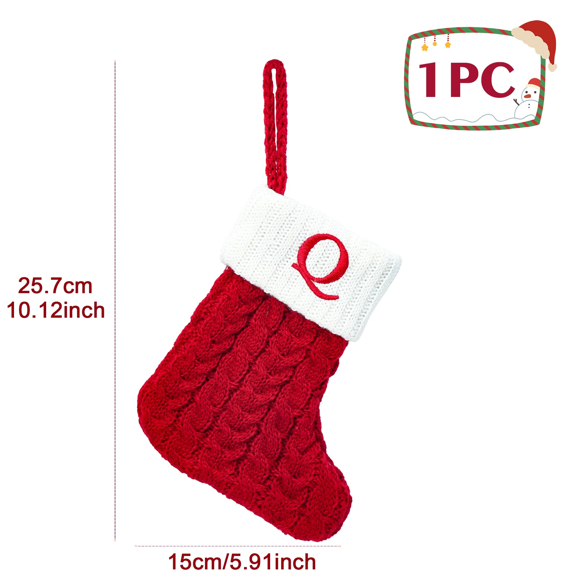 Christmas stockings knitting Christmas decoration 2025