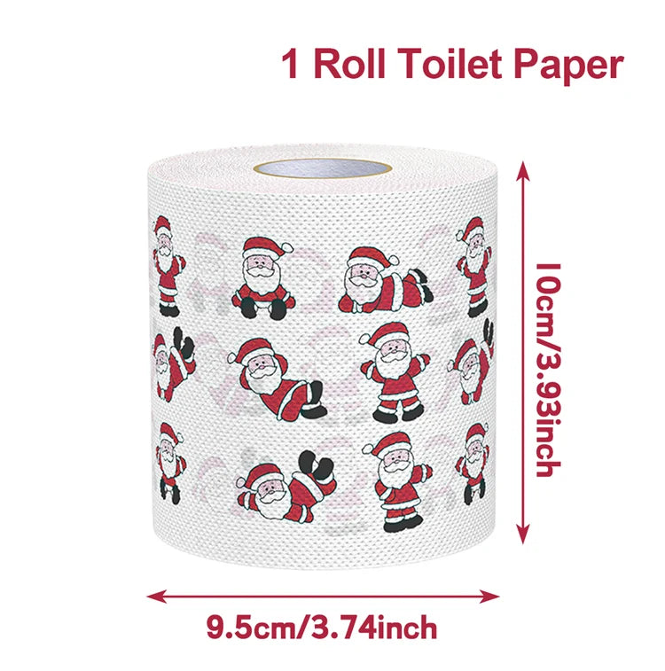 Funny Christmas paper roll