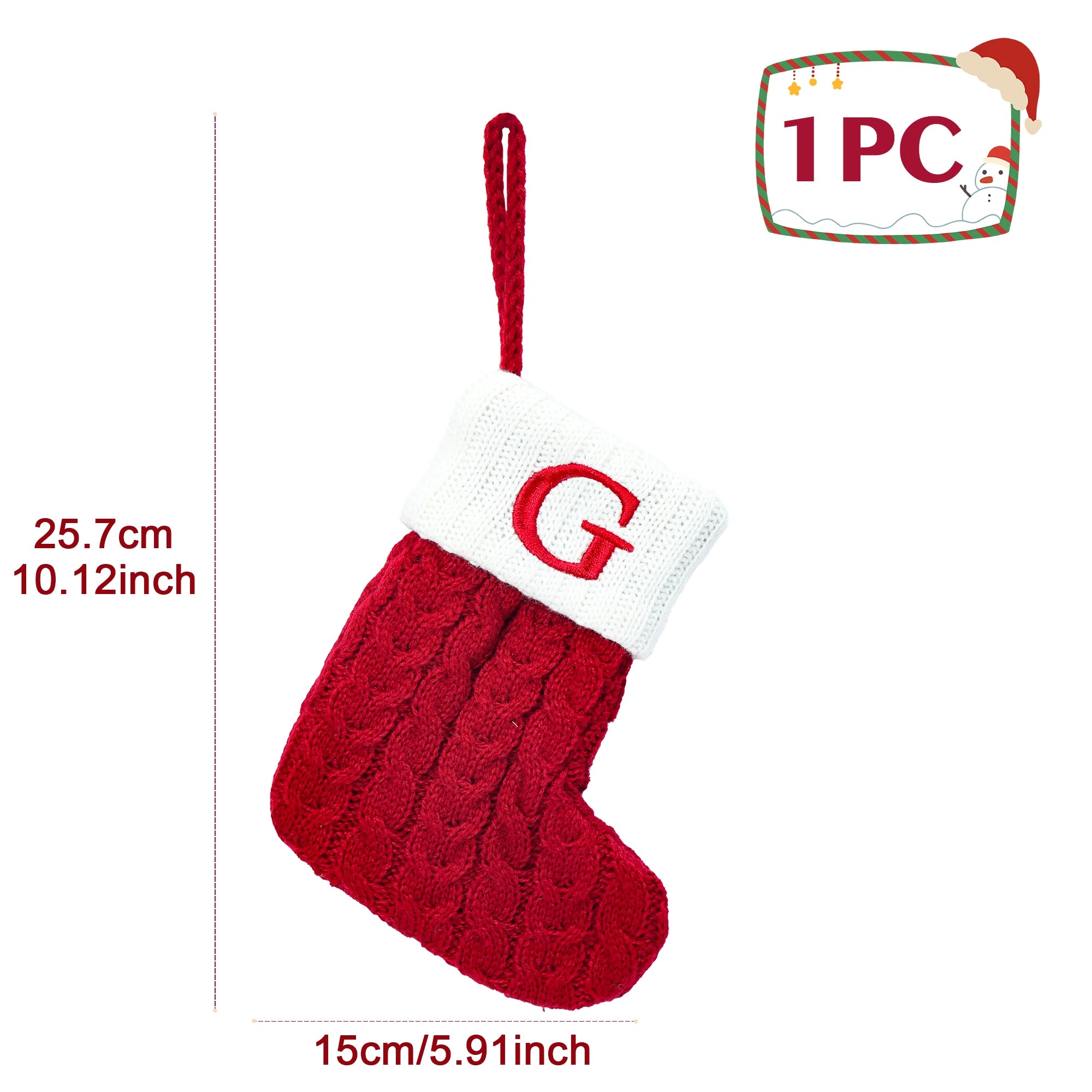 Christmas stockings knitting Christmas decoration 2025