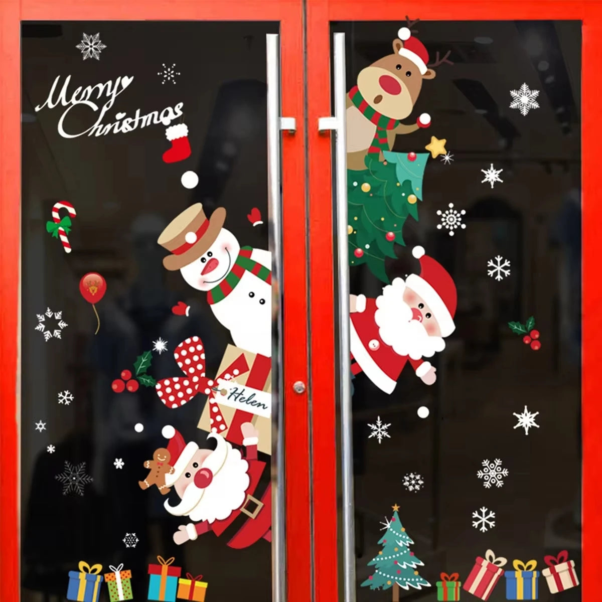 Window stickers for Christmas decoration 2025