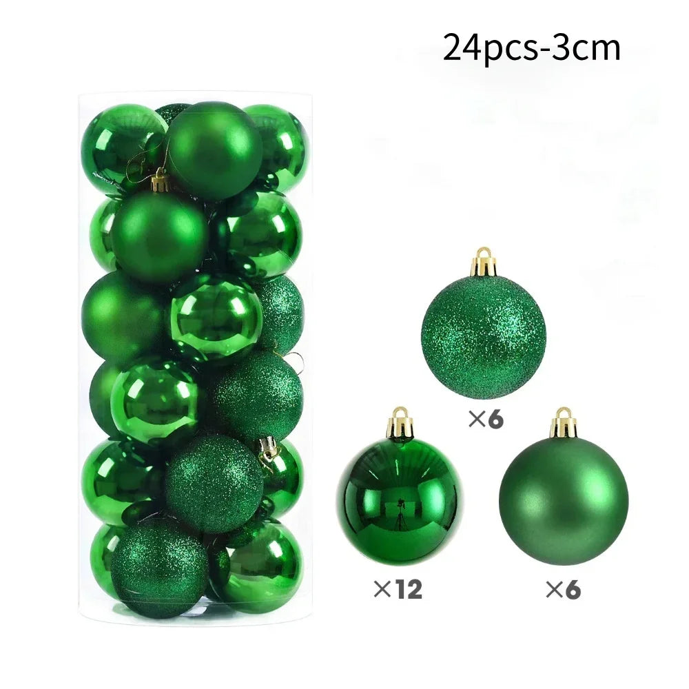 50Pcs Christmas Tree Balls Ornament