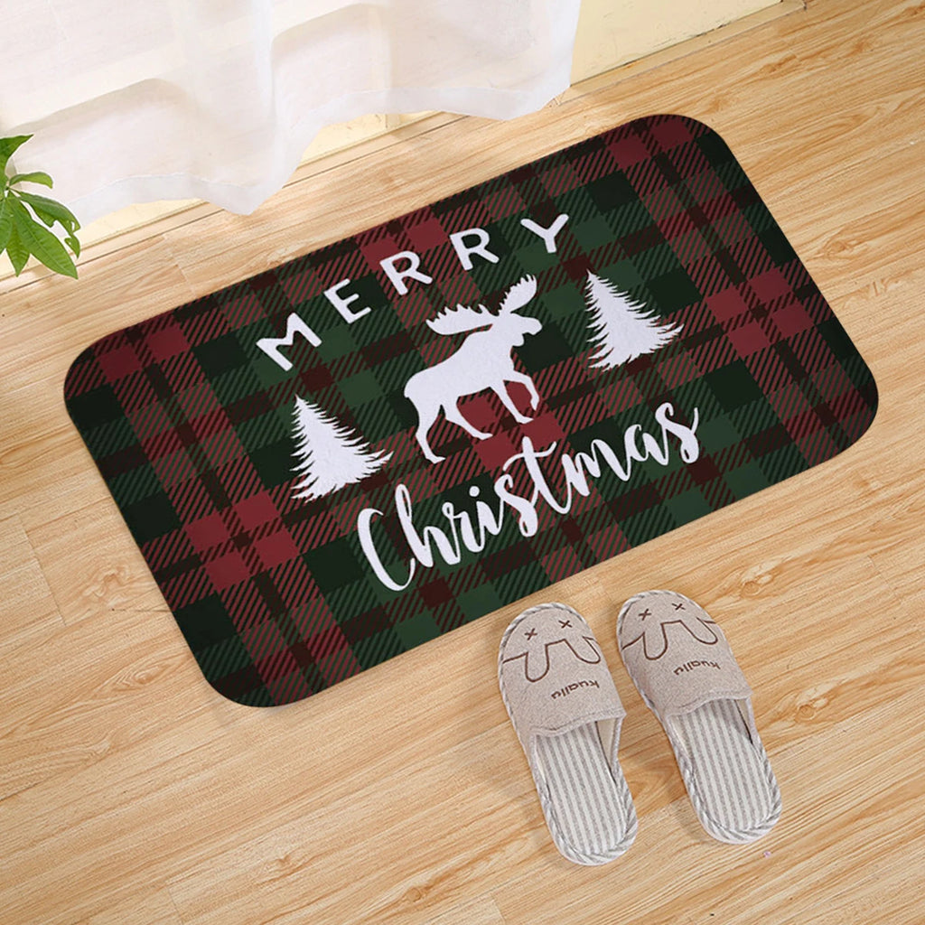 Door mat for Christmas decoration