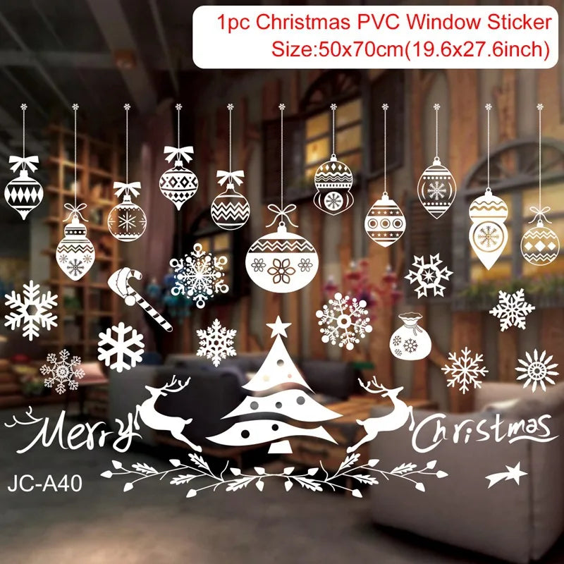 Window stickers for Christmas decoration 2025