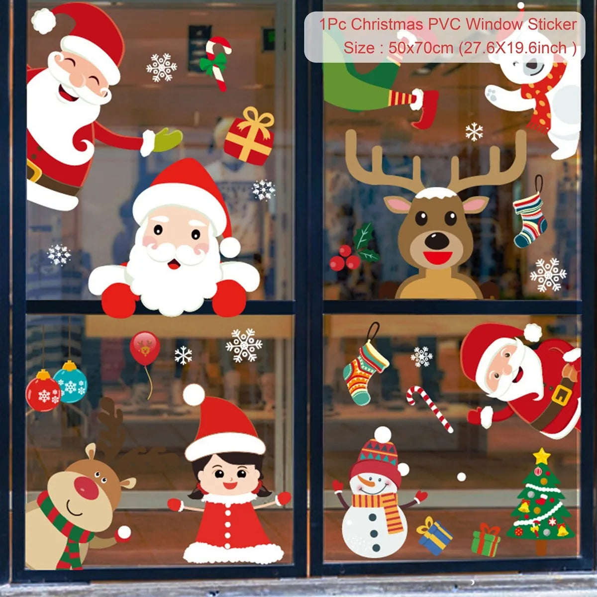 Window stickers for Christmas decoration 2025