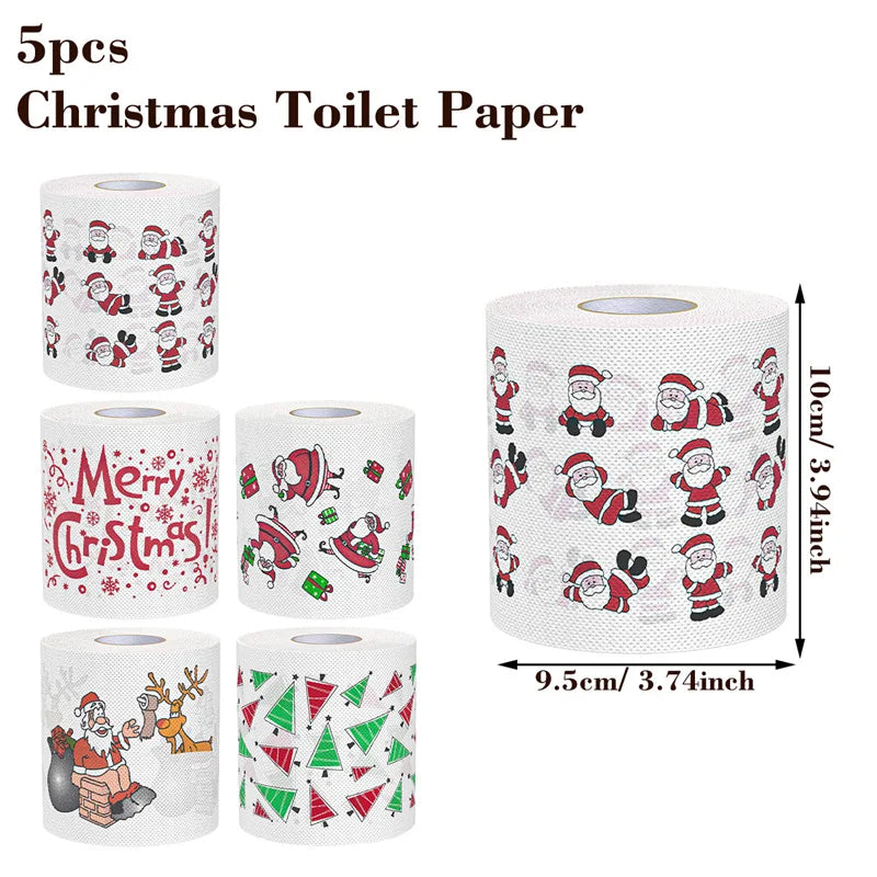 Funny Christmas paper roll