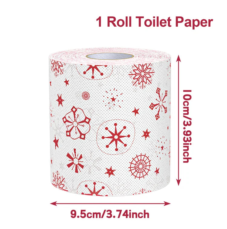 Funny Christmas paper roll